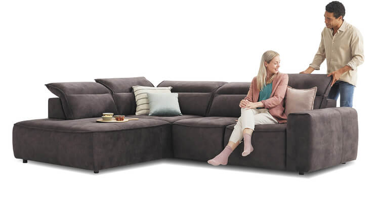 Cosmo canapé d'angle avec appuis-tête réglables Seats and Sofas