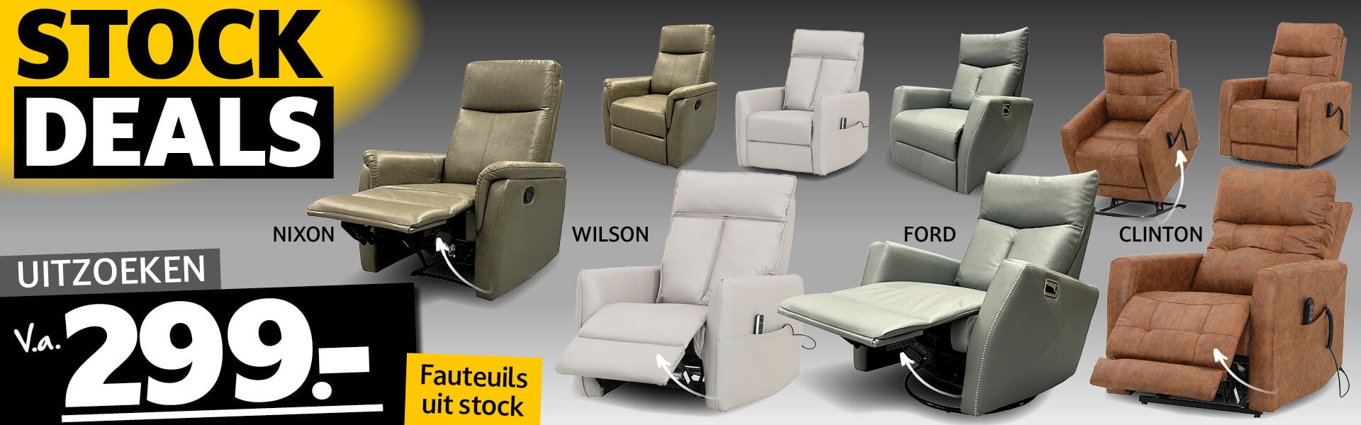 Stock Deals Seats and Sofas