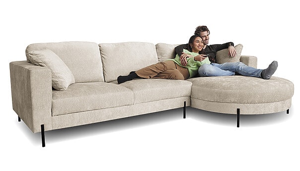 Pearl canapé d'angle blanc Seats and Sofas