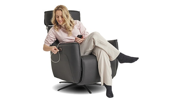 Reagan fauteuil relax avec USB Seats and Sofas